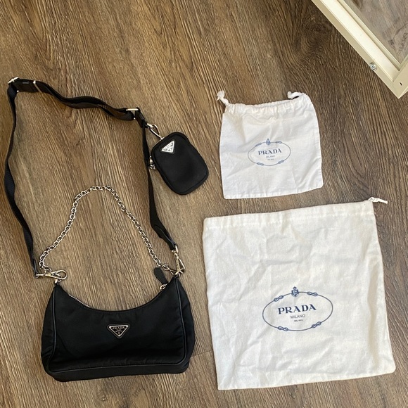 Black Prada Re-Edition 2005 Shoulder Bag - Picture 1 of 10